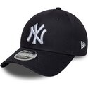 czapki-zakrzywiona-granatowy-snapback-9forty-m-crown-side-script-new-york-yankees-mlb-new-era