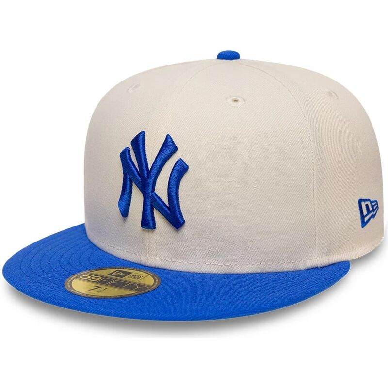 czapki-plaska-bezowy-dopasowany-59fifty-league-essential-new-york-yankees-mlb-new-era czapki-plaska-bezowy-dopasowany-59fifty-league-essential-new-york-yankees-mlb-new-era