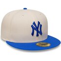 czapki-plaska-bezowy-dopasowany-59fifty-league-essential-new-york-yankees-mlb-new-era