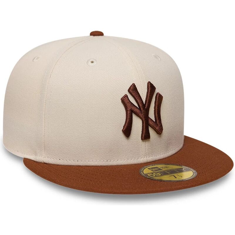 czapki-plaska-brazowy-dopasowany-59fifty-league-essential-new-york-yankees-mlb-new-era czapki-plaska-brazowy-dopasowany-59fifty-league-essential-new-york-yankees-mlb-new-era