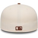 czapki-plaska-brazowy-dopasowany-59fifty-league-essential-new-york-yankees-mlb-new-era