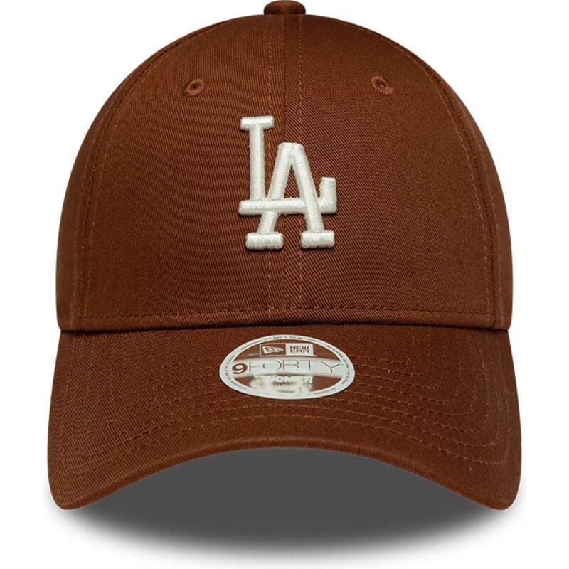 czapki-zakrzywiona-brazowy-tasma-regulowana-9forty-league-essential-midi-los-angeles-dodgers-mlb-new-era