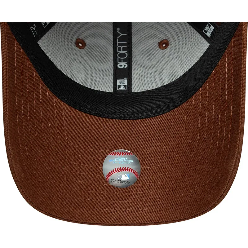 czapki-zakrzywiona-brazowy-tasma-regulowana-9forty-league-essential-midi-los-angeles-dodgers-mlb-new-era