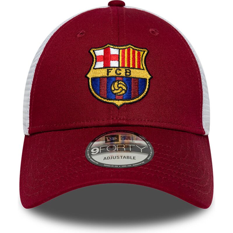 czapki-zakrzywiona-czerwony-tasma-regulowana-9forty-league-fc-barcelona-laliga-new-era
