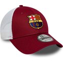 czapki-zakrzywiona-czerwony-tasma-regulowana-9forty-league-fc-barcelona-laliga-new-era