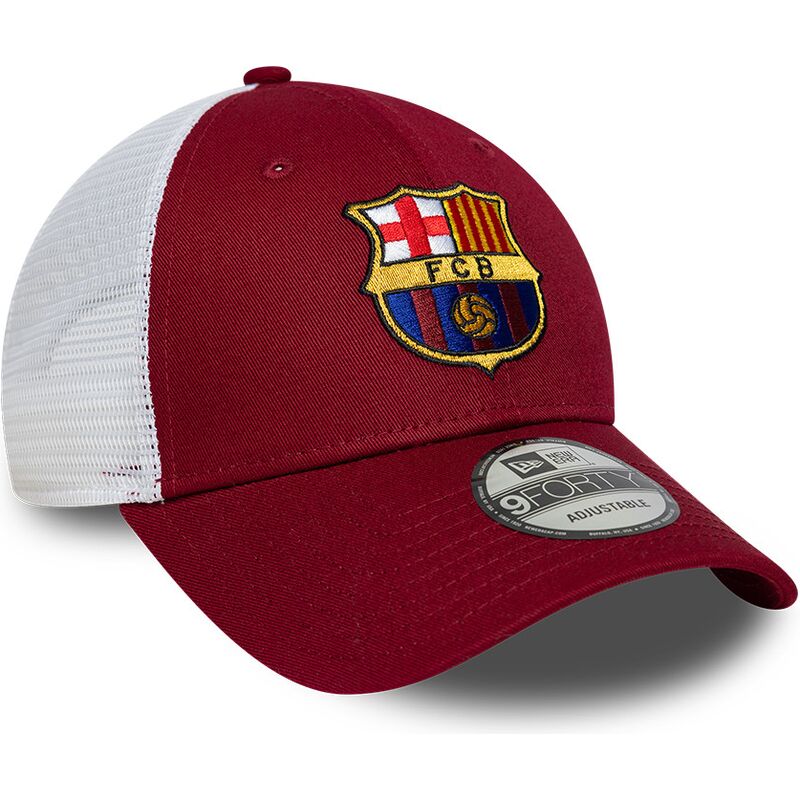 czapki-zakrzywiona-czerwony-tasma-regulowana-9forty-league-fc-barcelona-laliga-new-era