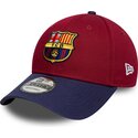 czapki-zakrzywiona-czerwony-tasma-regulowana-9forty-contrast-fc-barcelona-laliga-new-era