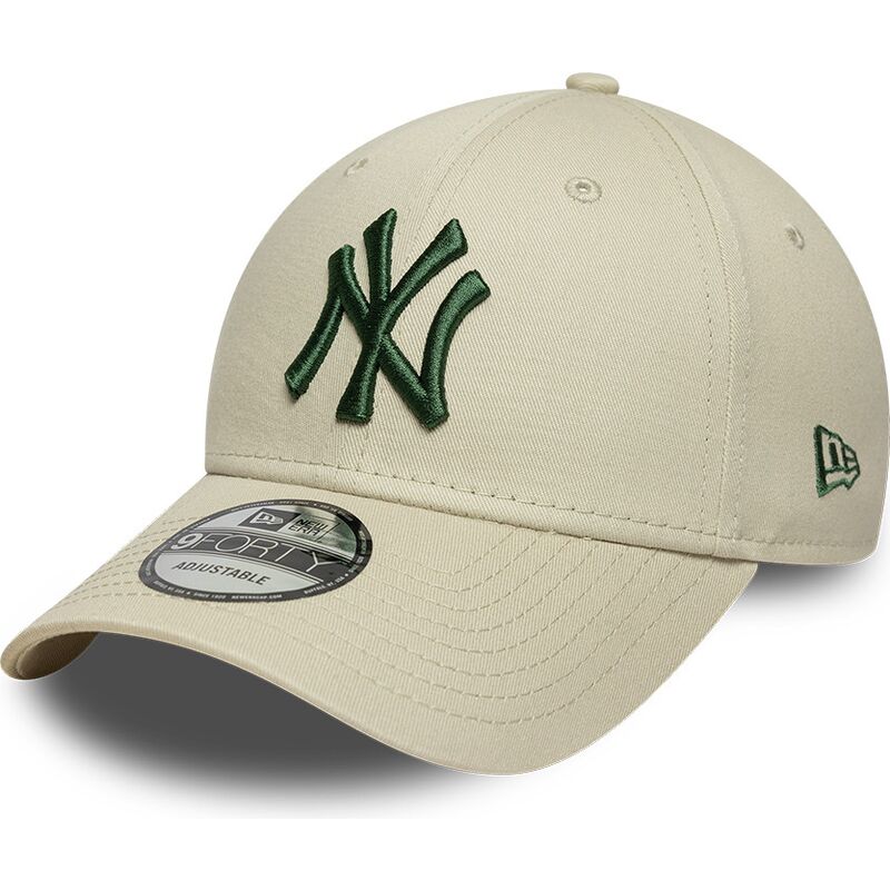 czapki-zakrzywiona-bezowy-tasma-regulowana-9forty-league-essential-new-york-yankees-mlb-new-era