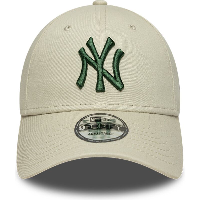 czapki-zakrzywiona-bezowy-tasma-regulowana-9forty-league-essential-new-york-yankees-mlb-new-era