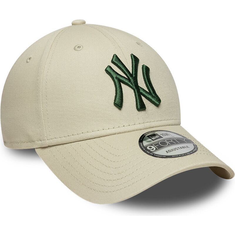 czapki-zakrzywiona-bezowy-tasma-regulowana-9forty-league-essential-new-york-yankees-mlb-new-era
