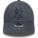 czapki-zakrzywiona-szary-tasma-regulowana-9forty-league-essential-new-york-yankees-mlb-new-era