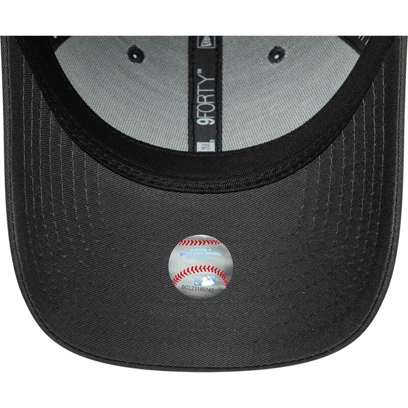 czapki-zakrzywiona-szary-tasma-regulowana-9forty-metallic-outline-new-york-yankees-mlb-new-era