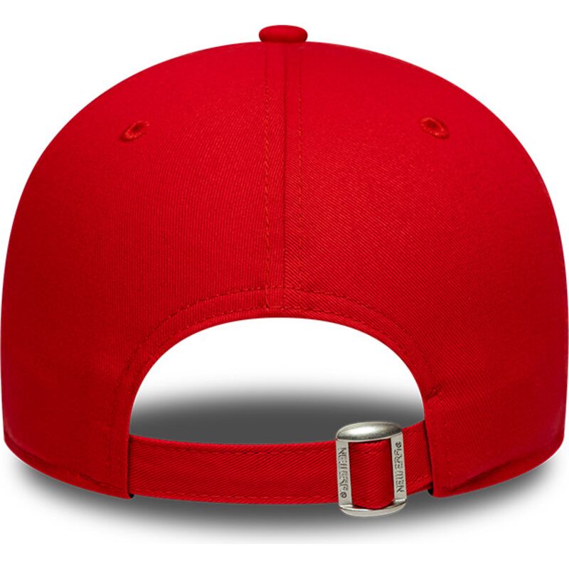 czapki-zakrzywiona-czerwony-tasma-regulowana-9forty-outline-chicago-bulls-nba-new-era