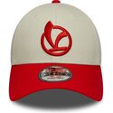czapki-zakrzywiona-czerwony-tasma-regulowana-9forty-contrast-visor-vespa-piaggio-new-era