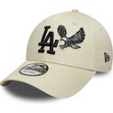 czapki-zakrzywiona-bezowy-tasma-regulowana-9forty-outdoor-icon-los-angeles-dodgers-mlb-new-era