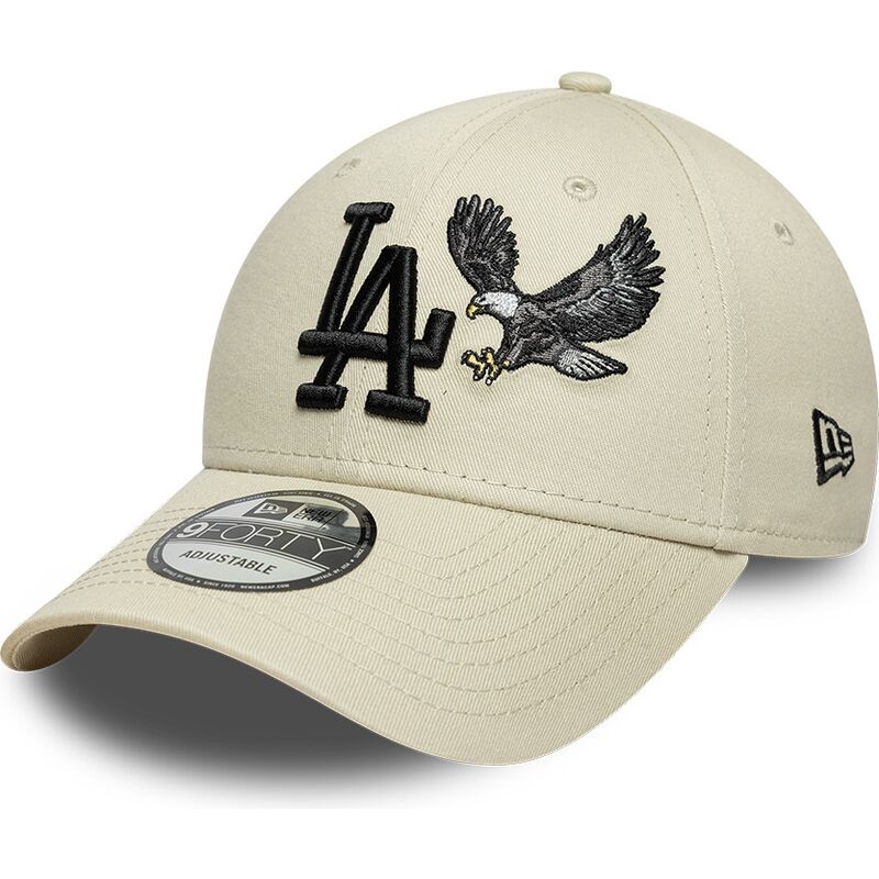 czapki-zakrzywiona-bezowy-tasma-regulowana-9forty-outdoor-icon-los-angeles-dodgers-mlb-new-era