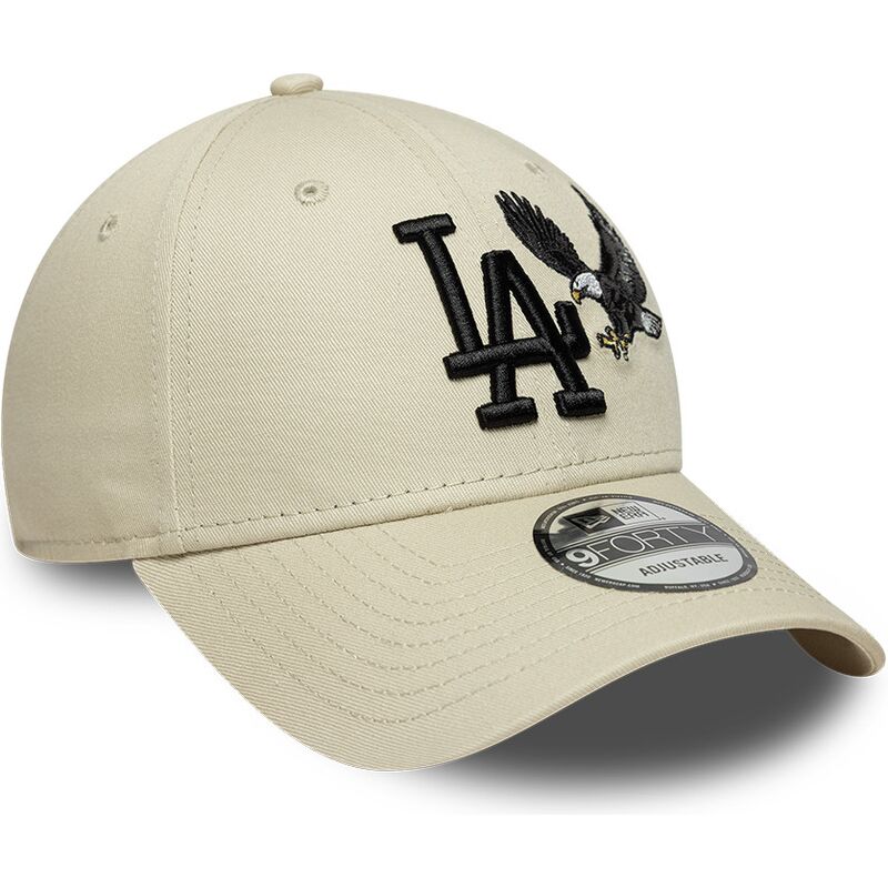czapki-zakrzywiona-bezowy-tasma-regulowana-9forty-outdoor-icon-los-angeles-dodgers-mlb-new-era