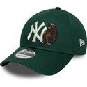 czapki-zakrzywiona-zielony-tasma-regulowana-9forty-outdoor-icon-new-york-yankees-mlb-new-era