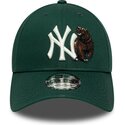 czapki-zakrzywiona-zielony-tasma-regulowana-9forty-outdoor-icon-new-york-yankees-mlb-new-era