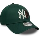 czapki-zakrzywiona-zielony-tasma-regulowana-9forty-outdoor-icon-new-york-yankees-mlb-new-era