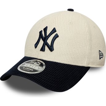 Czapki zakrzywiona beżowy taśma regulowana 9FORTY M-Crown Cord New York Yankees MLB New Era