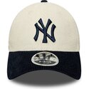 czapki-zakrzywiona-bezowy-tasma-regulowana-9forty-m-crown-cord-new-york-yankees-mlb-new-era