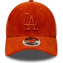 czapki-zakrzywiona-pomaranczowy-tasma-regulowana-9forty-m-crown-cord-los-angeles-dodgers-mlb-new-era