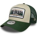 czapki-zakrzywiona-zielony-snapback-a-frame-license-plate-colorado-new-era
