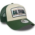 czapki-zakrzywiona-zielony-snapback-a-frame-license-plate-colorado-new-era