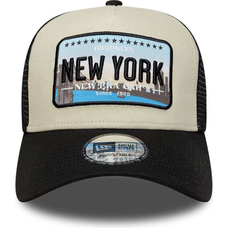 czapki-zakrzywiona-czarny-snapback-a-frame-license-plate-new-york-new-era