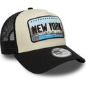 czapki-zakrzywiona-czarny-snapback-a-frame-license-plate-new-york-new-era