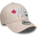 czapki-zakrzywiona-roz-tasma-regulowana-dla-dziecka-9forty-food-icon-cupcake-new-york-yankees-mlb-new-era