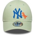 czapki-zakrzywiona-zielony-tasma-regulowana-dla-dziecka-9forty-dino-icon-new-york-yankees-mlb-new-era