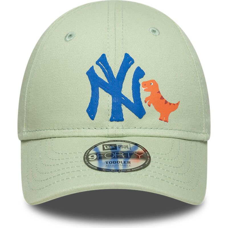 czapki-zakrzywiona-zielony-tasma-regulowana-dla-dziecka-9forty-dino-icon-new-york-yankees-mlb-new-era