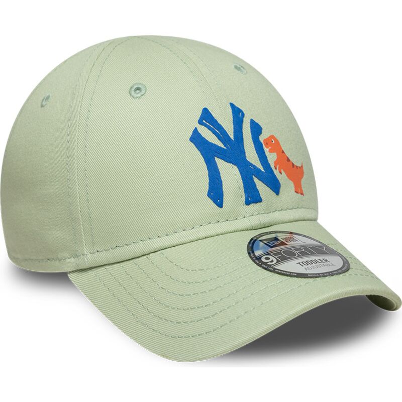 czapki-zakrzywiona-zielony-tasma-regulowana-dla-dziecka-9forty-dino-icon-new-york-yankees-mlb-new-era