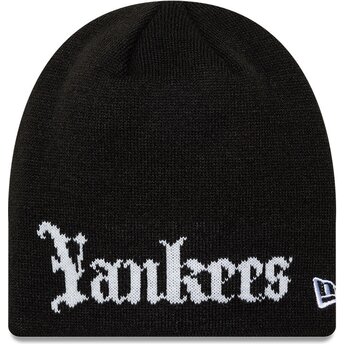Czapki czarny Knit Skully Wordmark New York Yankees MLB New Era