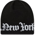 czapki-czarny-knit-skully-wordmark-new-york-yankees-mlb-new-era