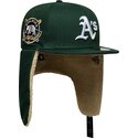 czapki-plaska-zielony-dopasowany-59fifty-dogear-world-series-oakland-athletics-mlb-new-era