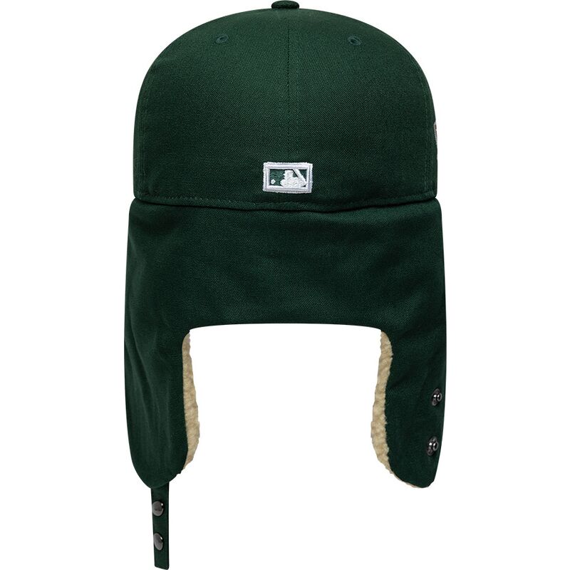 czapki-plaska-zielony-dopasowany-59fifty-dogear-world-series-oakland-athletics-mlb-new-era