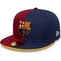 czapki-plaska-wielokolorowy-dopasowany-59fifty-9fifty-poly-fc-barcelona-laliga-new-era