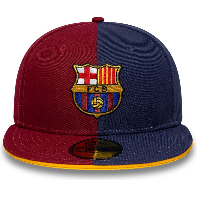 czapki-plaska-wielokolorowy-dopasowany-59fifty-9fifty-poly-fc-barcelona-laliga-new-era