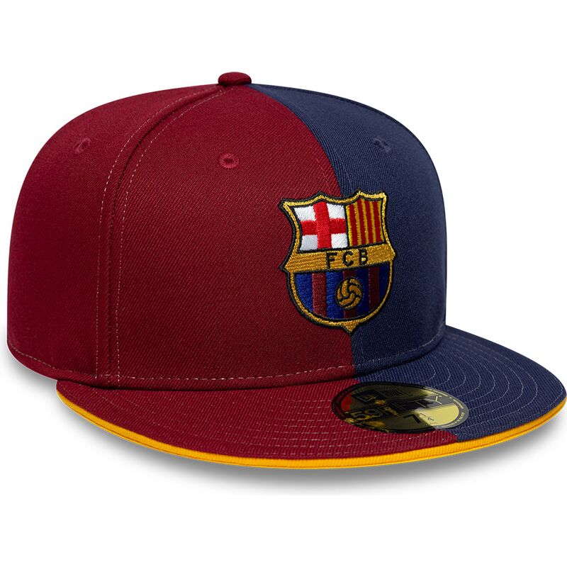 czapki-plaska-wielokolorowy-dopasowany-59fifty-9fifty-poly-fc-barcelona-laliga-new-era