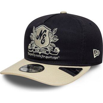 Czapki zakrzywiona granatowy taśma regulowana 19TWENTY Washed Graphic New Era