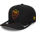czapki-zakrzywiona-czarny-snapback-9seventy-stretch-snap-repreve-associazione-sportiva-roma-serie-a-new-era