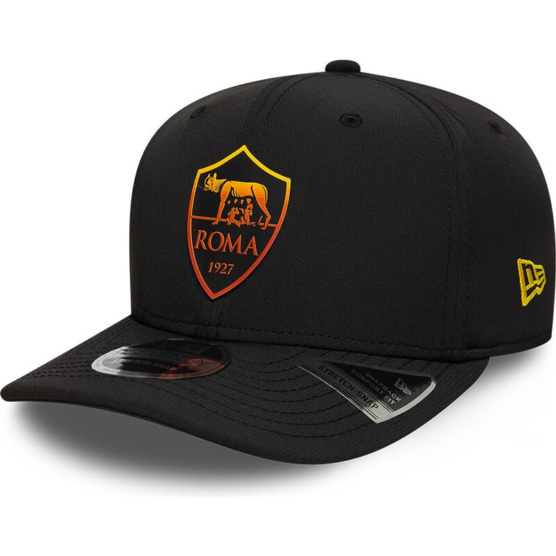 czapki-zakrzywiona-czarny-snapback-9seventy-stretch-snap-repreve-associazione-sportiva-roma-serie-a-new-era