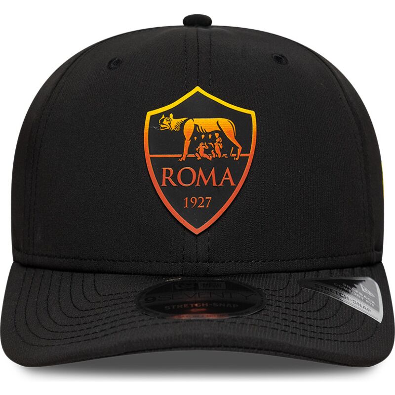 czapki-zakrzywiona-czarny-snapback-9seventy-stretch-snap-repreve-associazione-sportiva-roma-serie-a-new-era