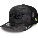 czapki-zakrzywiona-kamuflaz-snapback-9seventy-stretch-snap-valentino-rossi-vr46-motogp-new-era