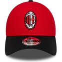 czapki-zakrzywiona-czerwony-tasma-regulowana-9forty-contrast-ac-milan-serie-a-new-era