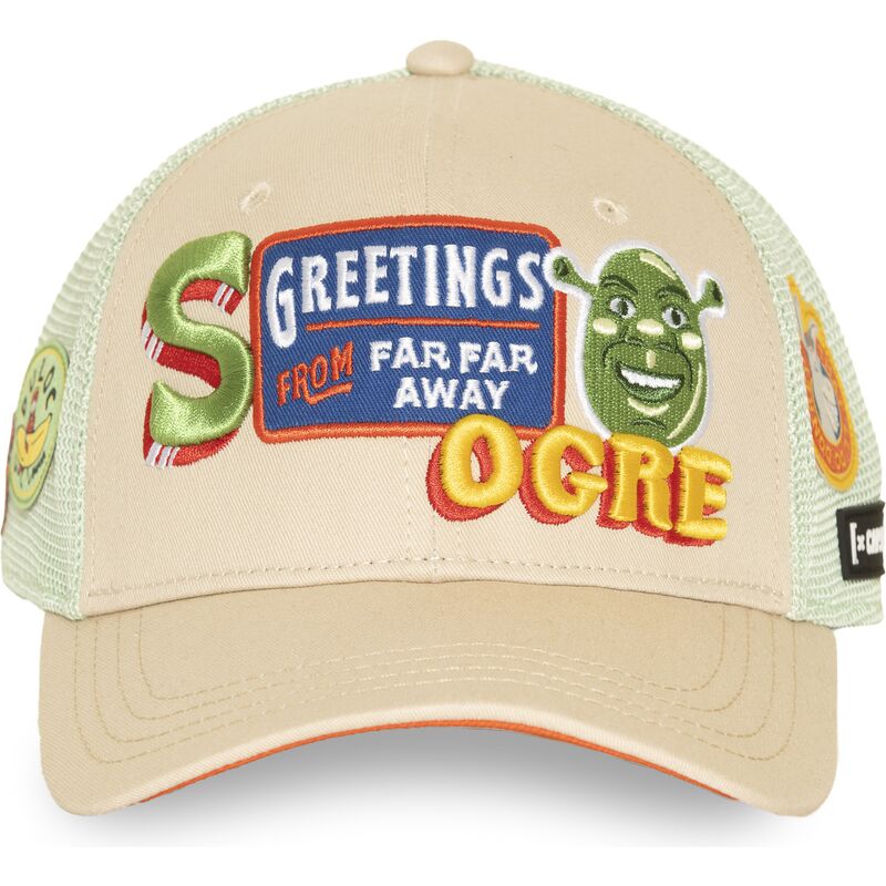 czapka-trucker-bezowo-zielona-shrek-shr1-cpspatcb-od-capslab