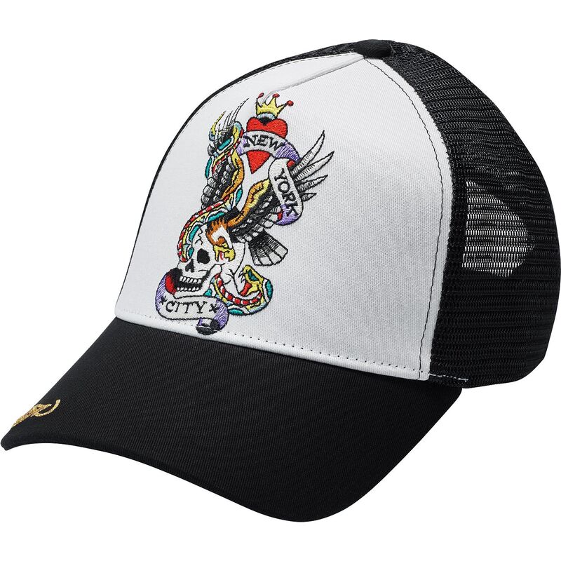 czapki-zakrzywiona-czarny-snapback-nyc-ed-hardy